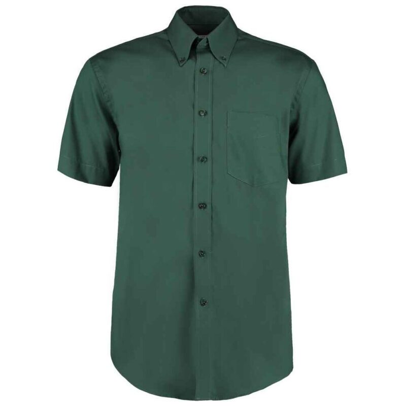 Kustom Kit Premium Short Sleeve Classic Fit Oxford Shirt