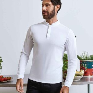 Premier Essential Coolchecker Long Sleeve Chef's Shirt