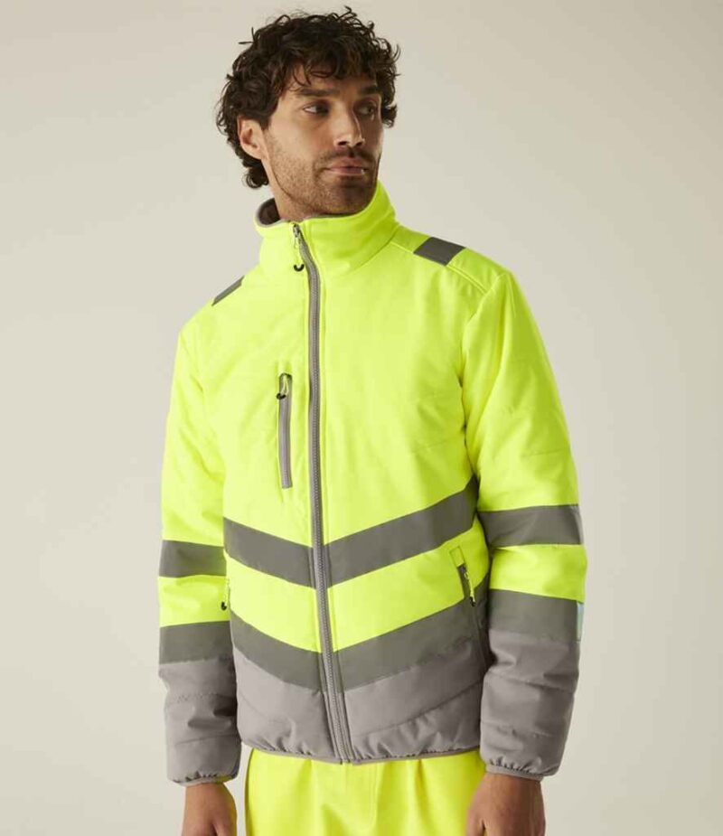 Regatta High Visibility Two Tone Thermal Baffle Jacket