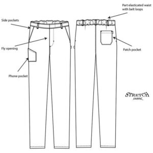 ADC Slim Fit Stretch Trousers