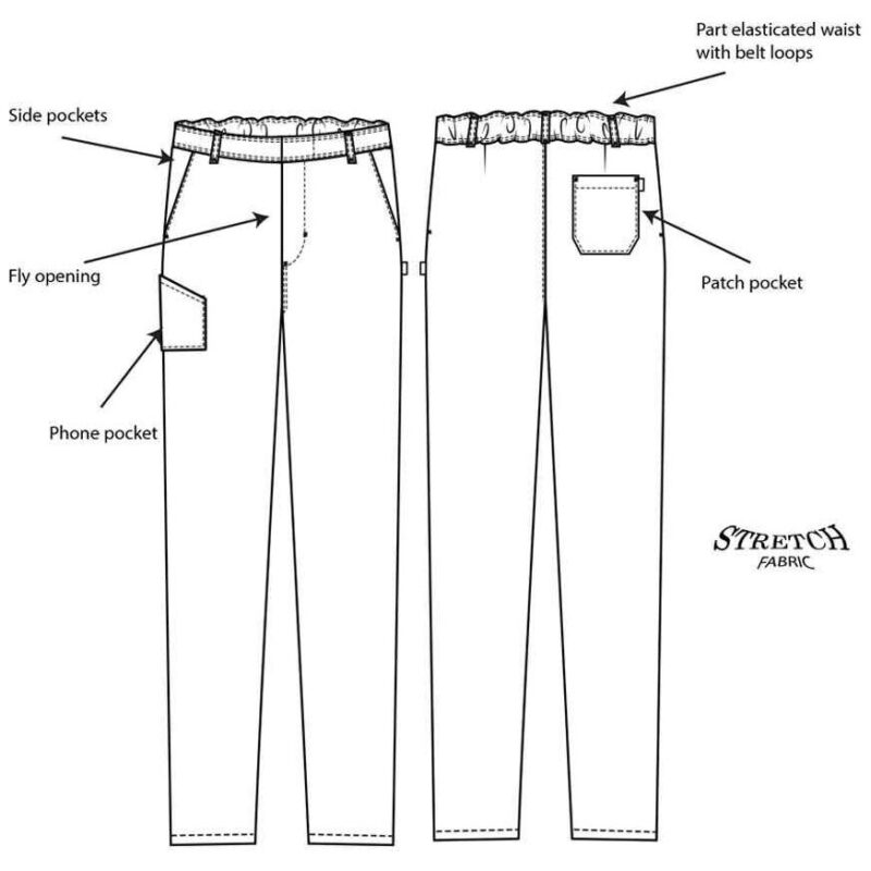 ADC Slim Fit Stretch Trousers