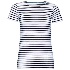 SOL'S Ladies Miles Striped T-Shirt