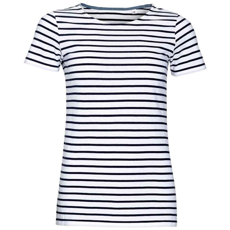 SOL'S Ladies Miles Striped T-Shirt