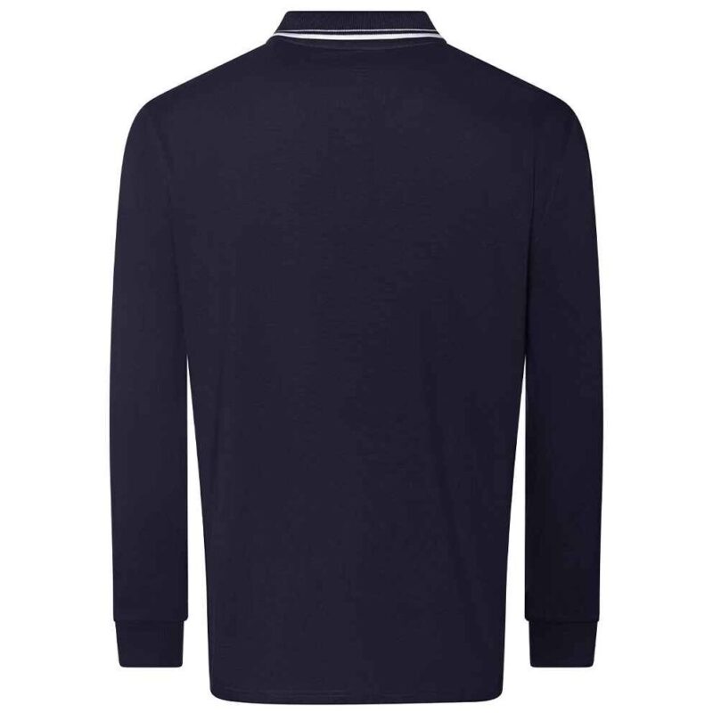 AWDis Long Sleeve Tipped 100 Polo Shirt