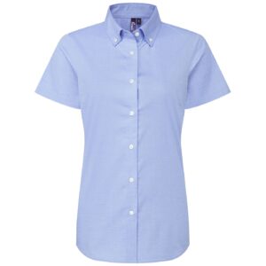 Premier Ladies Supreme Short Sleeve Oxford Shirt