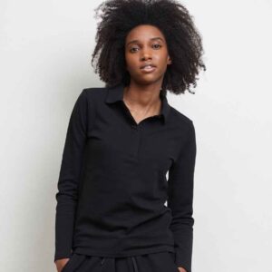 NEOBLU Ladies Owen Long Sleeve Pique Polo Shirt