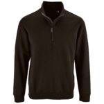 SOL'S Stan Contrast Zip Neck Sweatshirt