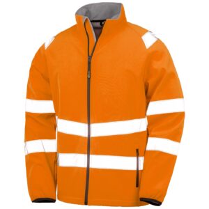 Result Recycled Printable Safety Soft Shell Jacket