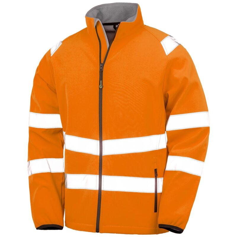Result Recycled Printable Safety Soft Shell Jacket