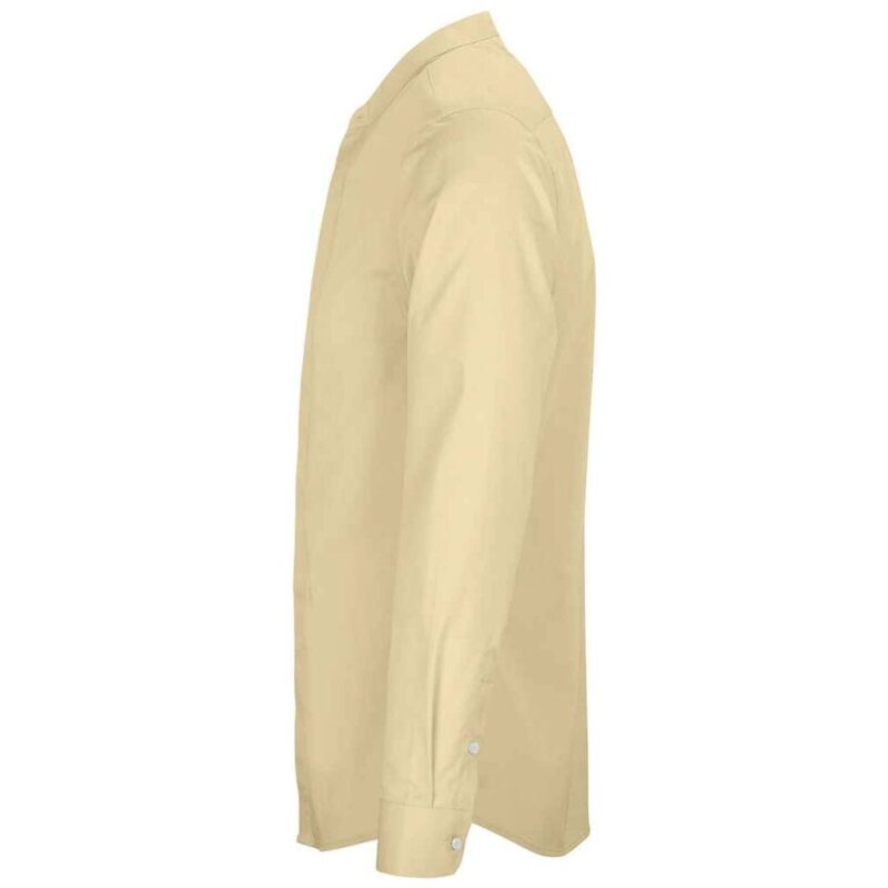 NEOBLU Bart Mao Collar Long Sleeve Poplin Shirt
