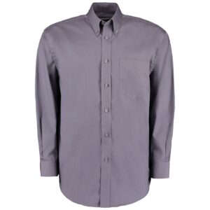 Kustom Kit Premium Long Sleeve Classic Fit Oxford Shirt