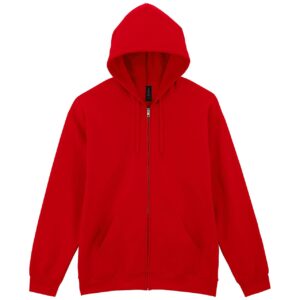 Gildan SoftStyle Midweight Full Zip Hooded Sweatshirt