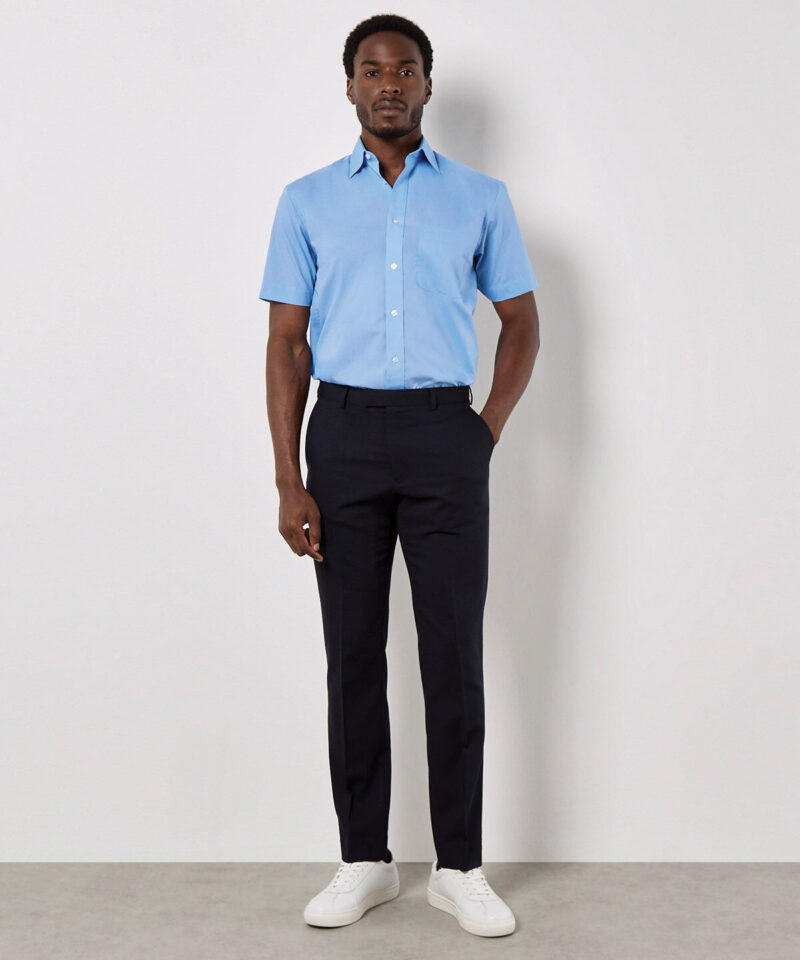 Kustom Kit Short Sleeve Classic Fit Business Shirt