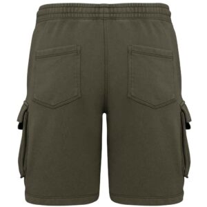 Native Spirit French Terry Washed Effect Cargo Shorts