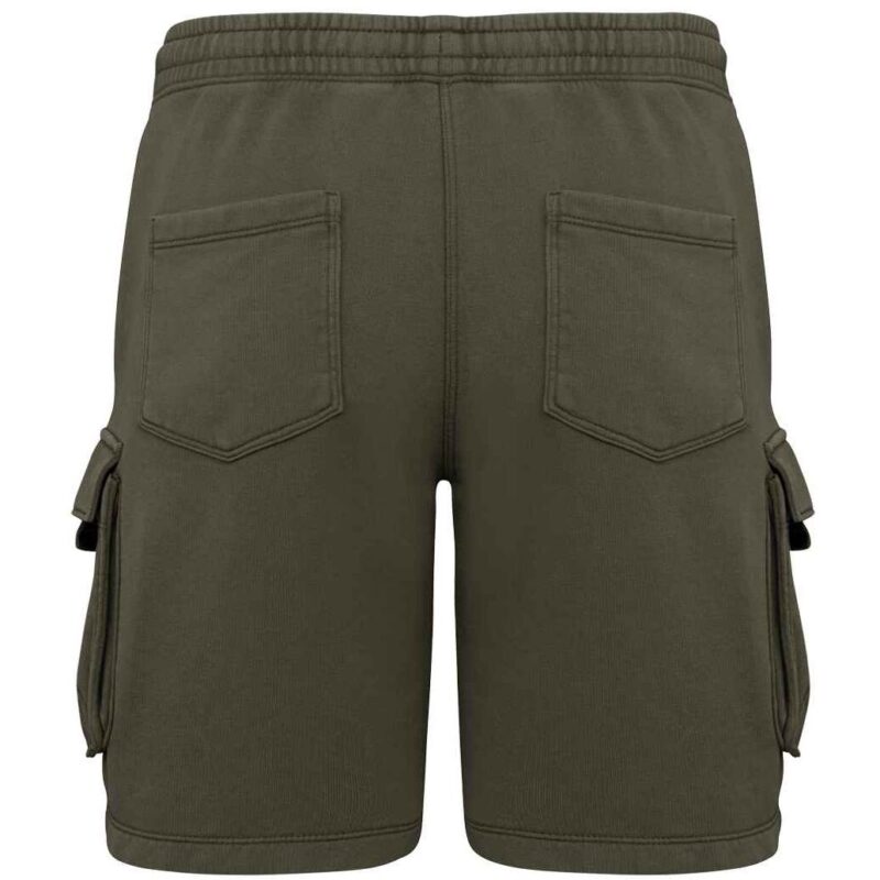 Native Spirit French Terry Washed Effect Cargo Shorts