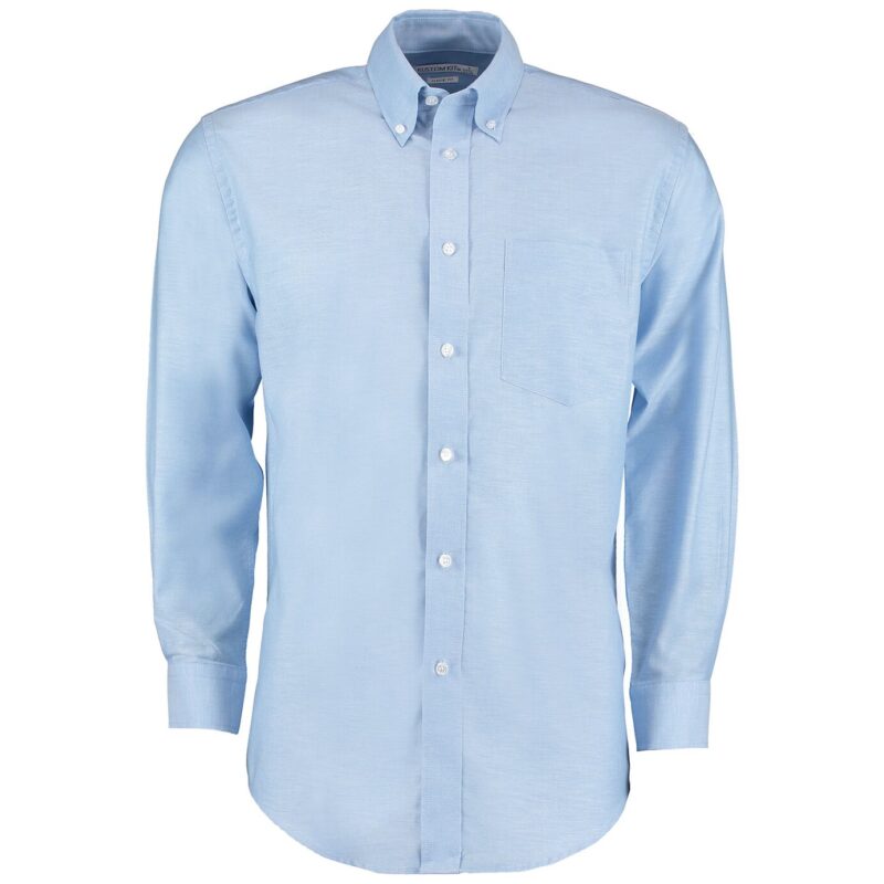 Kustom Kit Long Sleeve Classic Fit Workwear Oxford Shirt