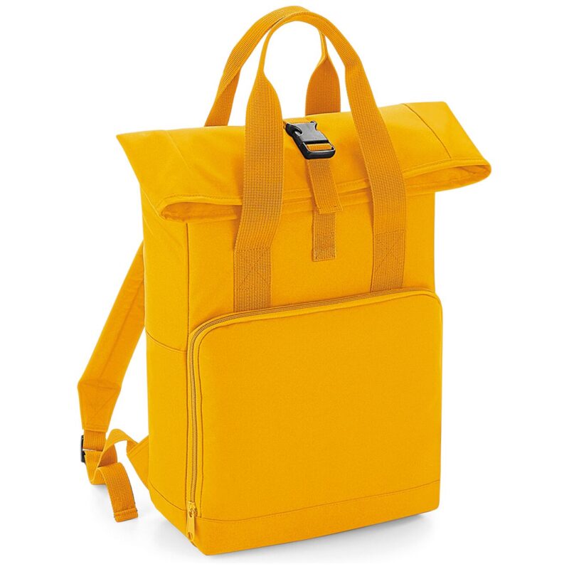 BagBase Recycled Twin Handle Roll-Top Backpack