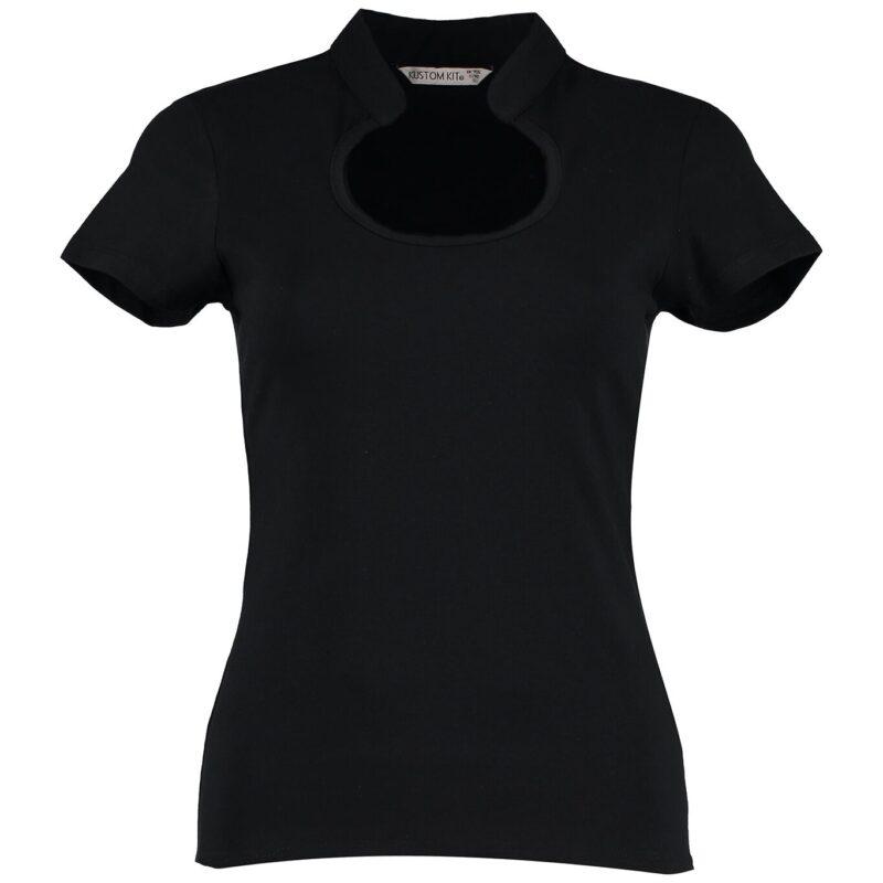 Kustom Kit Ladies Keyhole Neck Corporate Top