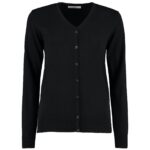 Kustom Kit Ladies Arundel Cotton Acrylic V Neck Cardigan
