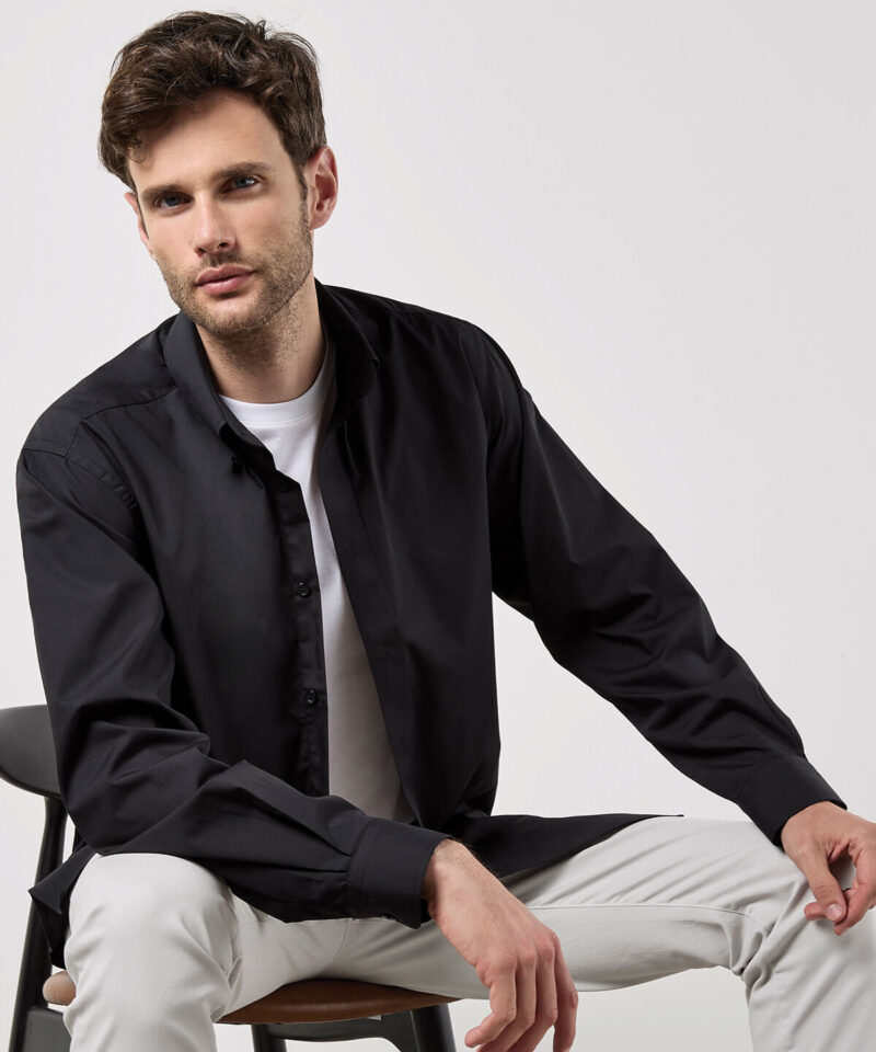 Kustom Kit Long Sleeve Classic Fit Workforce Shirt
