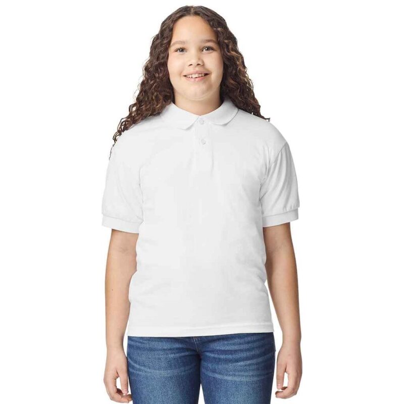 Gildan Kids DryBlend Jersey Polo Shirt