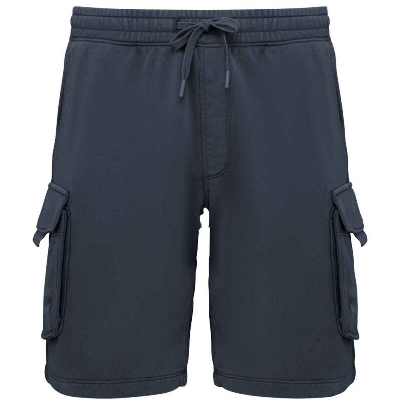 Native Spirit French Terry Washed Effect Cargo Shorts