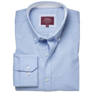 Brook Taverner Lawrence Long Sleeve Stretch Oxford Shirt