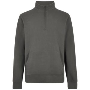 Kustom Kit Regular Fit 1/4 Zip Pique Sweatshirt