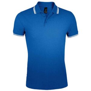 SOL'S Pasadena Tipped Cotton Pique Polo Shirt