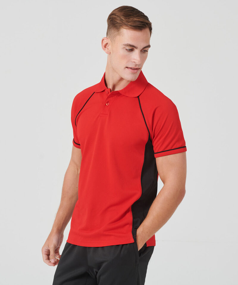 Finden + Hales Performance Panel Polo Shirt