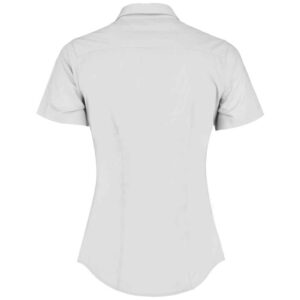 Kustom Kit Ladies Short Sleeve Tailored Poplin Shirt