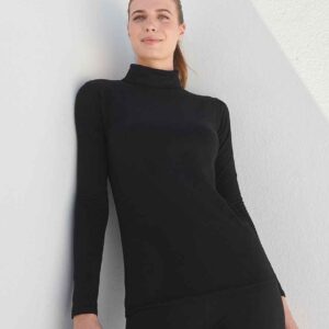 SF Clothing Ladies Feel Good Stretch Roll Neck T-Shirt