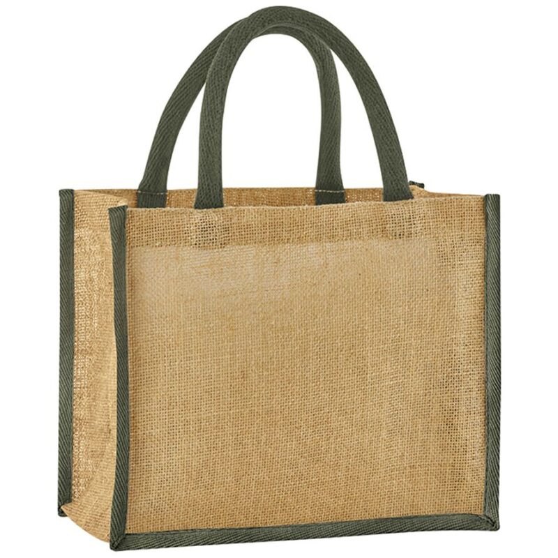 Westford Mill Natural Starched Jute Midi Tote Bag