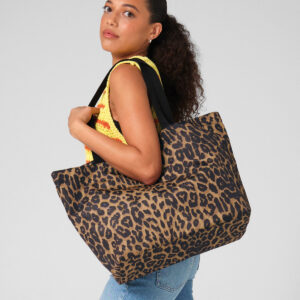 BagBase Leopard Print Carryall Tote Bag