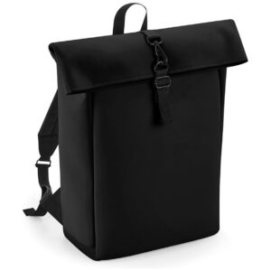 BagBase Matte PU Roll-Top Backpack