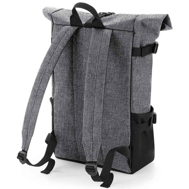 BagBase Block Roll-Top Backpack