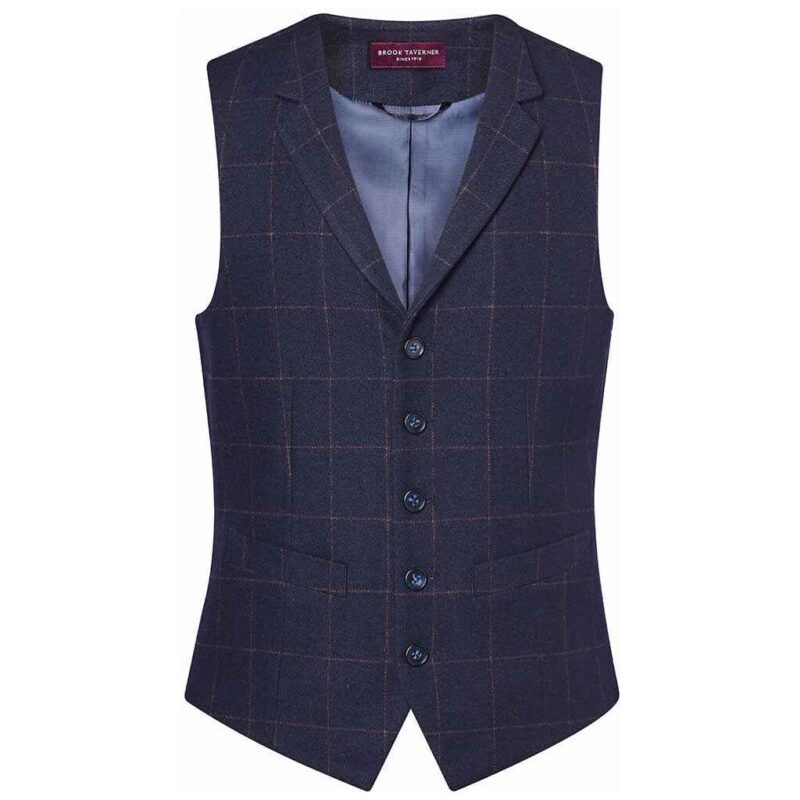 Brook Taverner Memphis Tweed Waistcoat