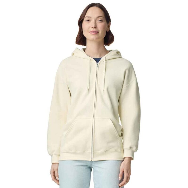 Gildan SoftStyle Midweight Full Zip Hooded Sweatshirt