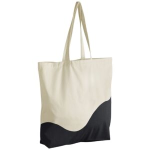 Westford Mill Organic Cotton Wave Print Maxi Tote Bag
