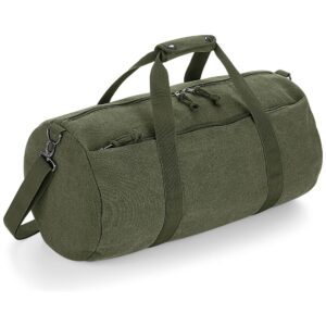 BagBase Vintage Canvas Barrel Bag
