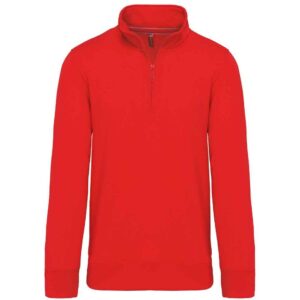 Kariban Zip Neck Sweatshirt