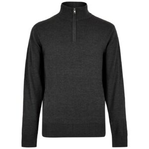 Kustom Kit Regular Fit Arundel 1/4 Zip Sweater