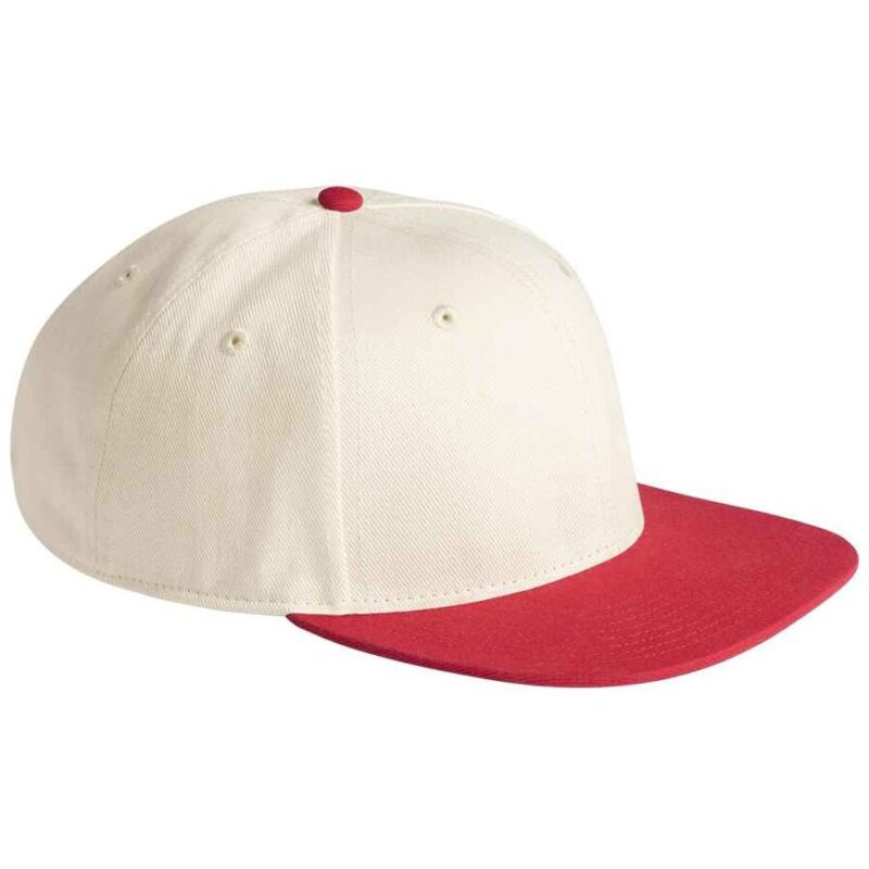 Beechfield Contrast Flat Peak 6 Panel Cap