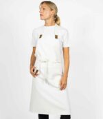 Le Chef Canvas Apron with Leather Tabs