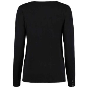 Kustom Kit Ladies Arundel Cotton Acrylic V Neck Cardigan