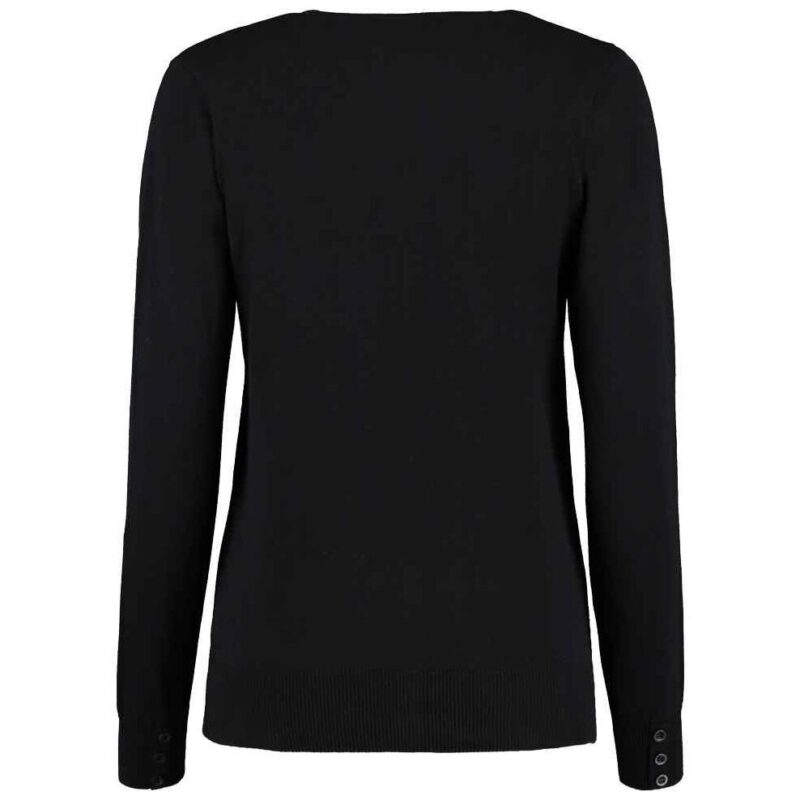 Kustom Kit Ladies Arundel Cotton Acrylic V Neck Cardigan