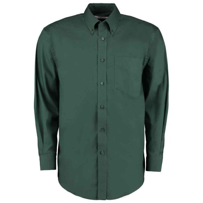 Kustom Kit Premium Long Sleeve Classic Fit Oxford Shirt