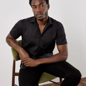 Kustom Kit Short Sleeve Tailored Poplin Shirt