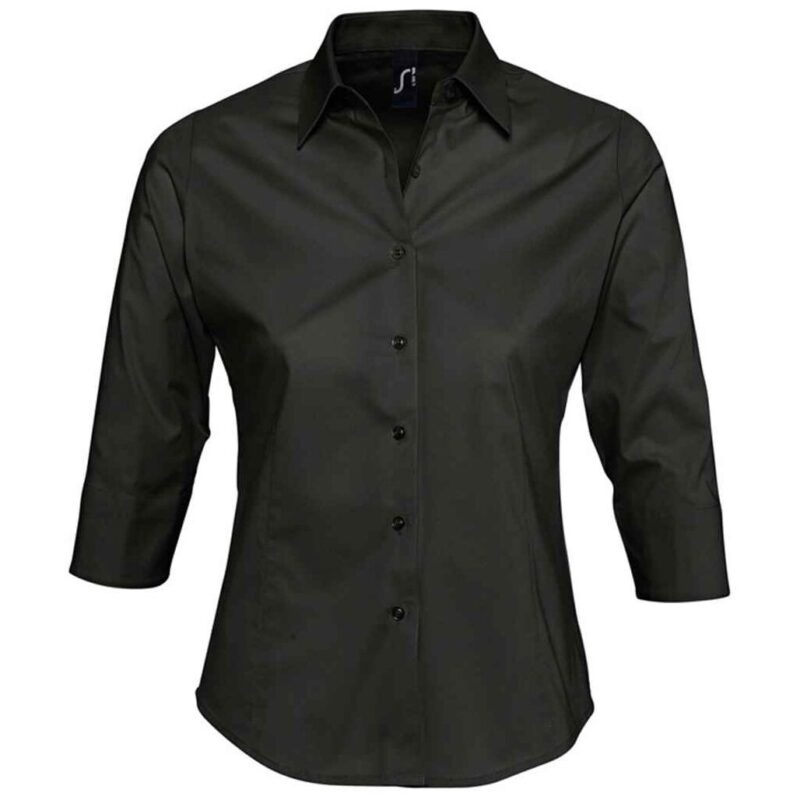SOL'S Ladies Effect 3/4 Sleeve Fitted Shirt
