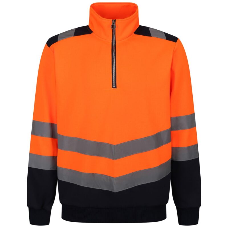 Regatta High Visibility Pro 1/4 Zip Sweatshirt